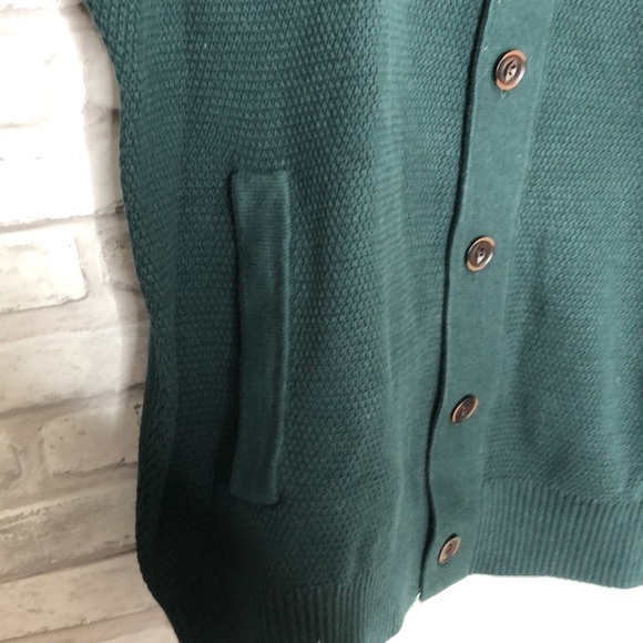 Goodfellow dark green texture sweater, NWT - Picture 3 of 6